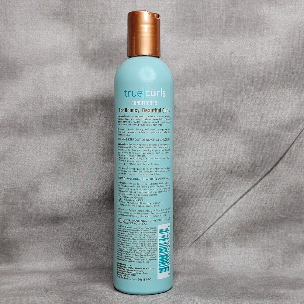 ABBA True Curls‎ Conditioner w/Oregano, Rosemary, Lemongrass 10.1oz NEW